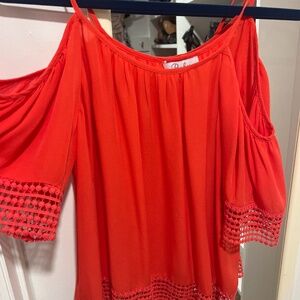 Parker cold shoulder top